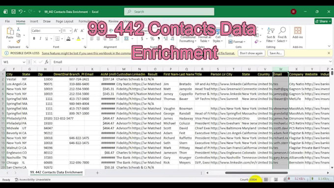 provide b2b email list building with data enrichment