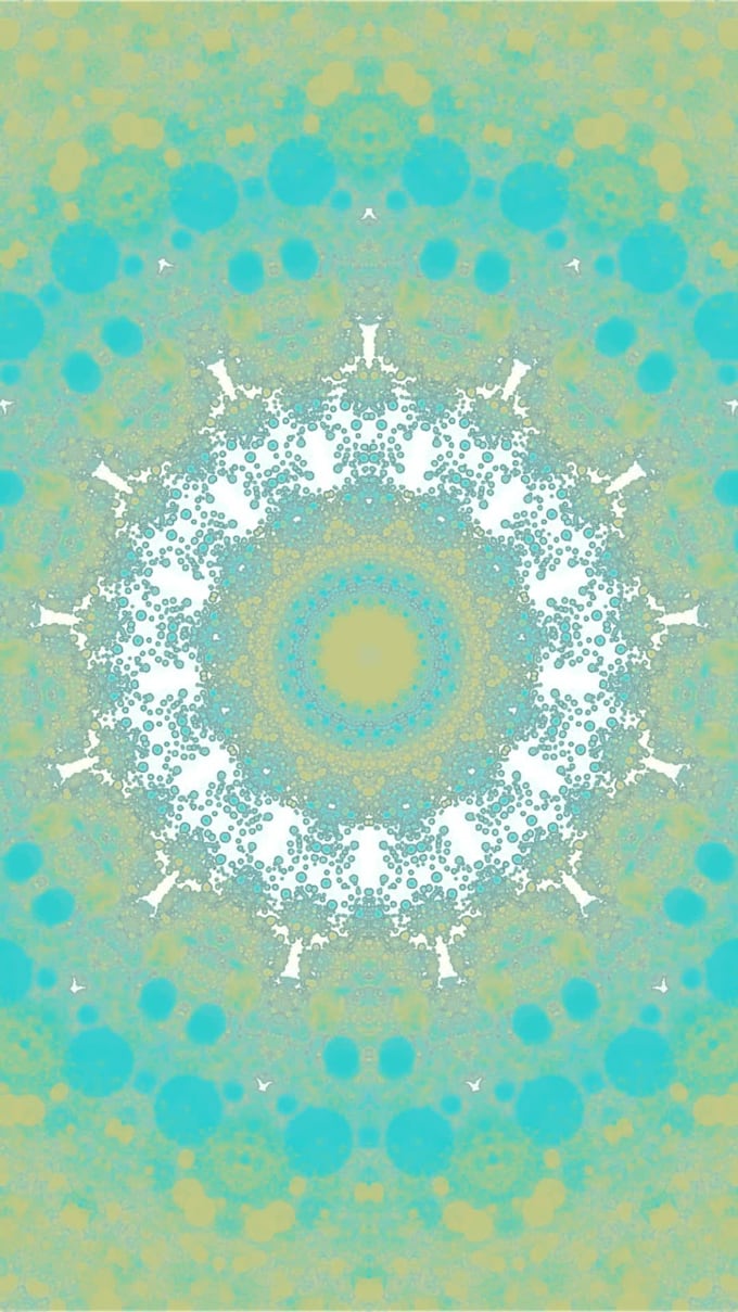 design custom digital mandala for shirt walldecor