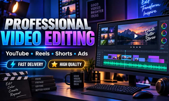 video editing offering high quality video editing services