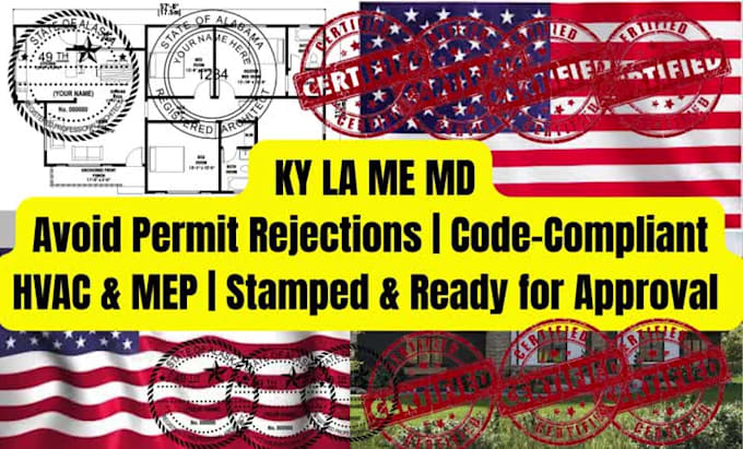 pe stamp, review mep drawing structural engineer permit plans for ky la me MD