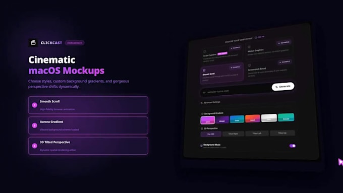 create saas explainer video, motion graphic, website explainer, UI animation