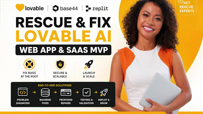rescue fix supabase rls oauth stripe vercel base44 lovable bolt ai replit app