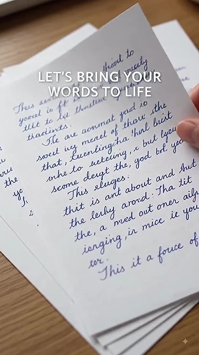design hand writing assignment job and letters