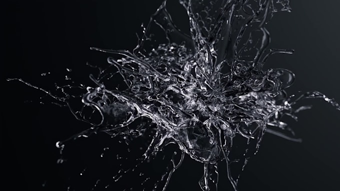 do 4k 3d abstract animation 3d loop animation houdini motion graphics video