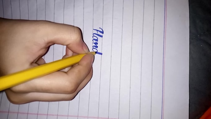handwrite neat notes and assignments with calligraphy