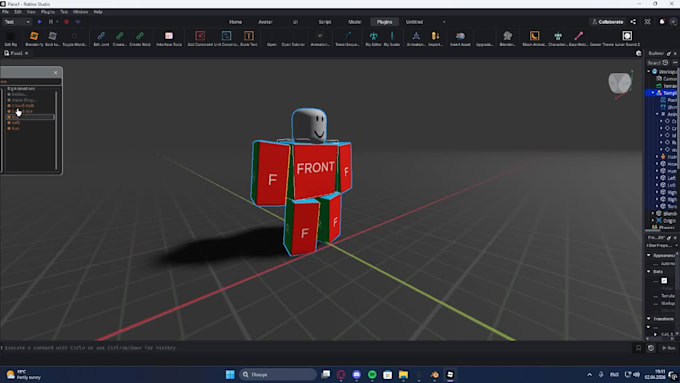 create professional roblox animations for r6 rigs