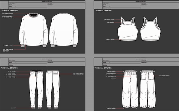do fashion design and techpack