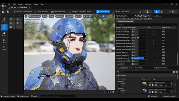 livelink face,arkit52,rig3d for stream,vrchat avatar,met4citizen,meshy ai to glb