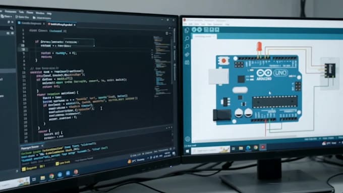 program and simulate 8051, stm32, esp32 and arduino projects