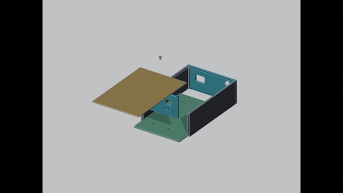 create a 3d assembly animation from your supplied cad model
