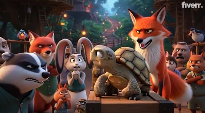 create professional 3d animal and creature animation