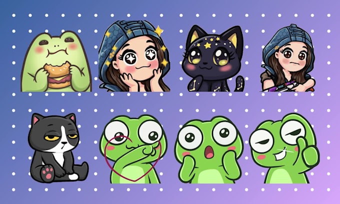 make amazing animation emotes chibi style