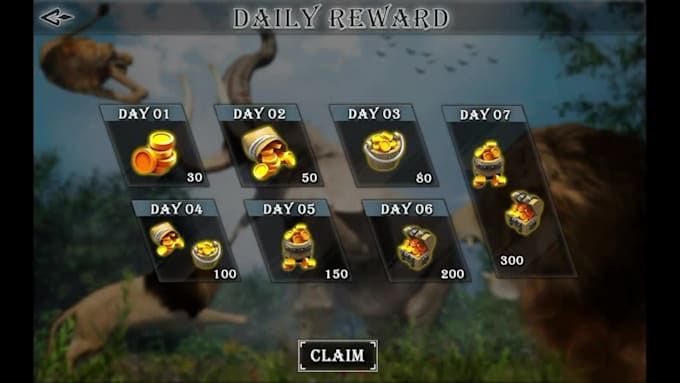 design professional game UI UX and game interface