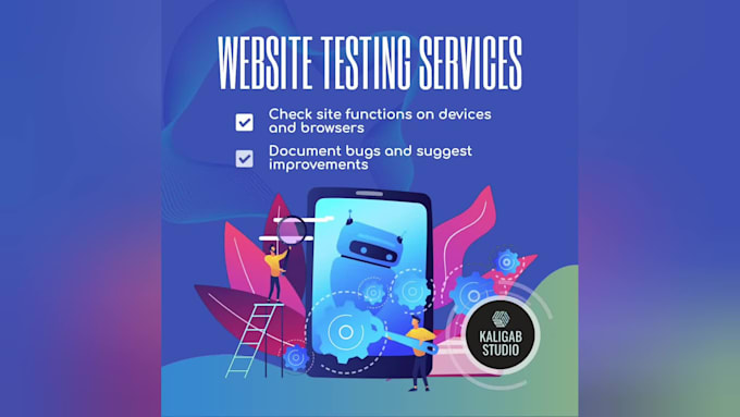 manually test your website
