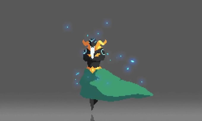 do pixel art character design and animation for games with assets