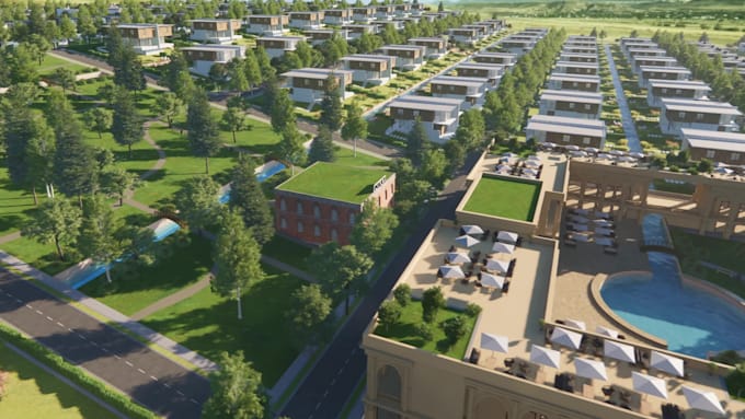 create a 3d walkthrough animation for real estate project