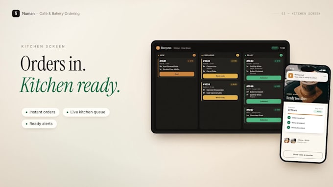 build your cafe or bakery online ordering app and website with zero commission