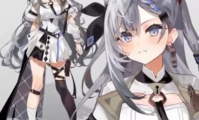 draw and rig your live2d model, live2d vtuber, vtuber model, vtuber