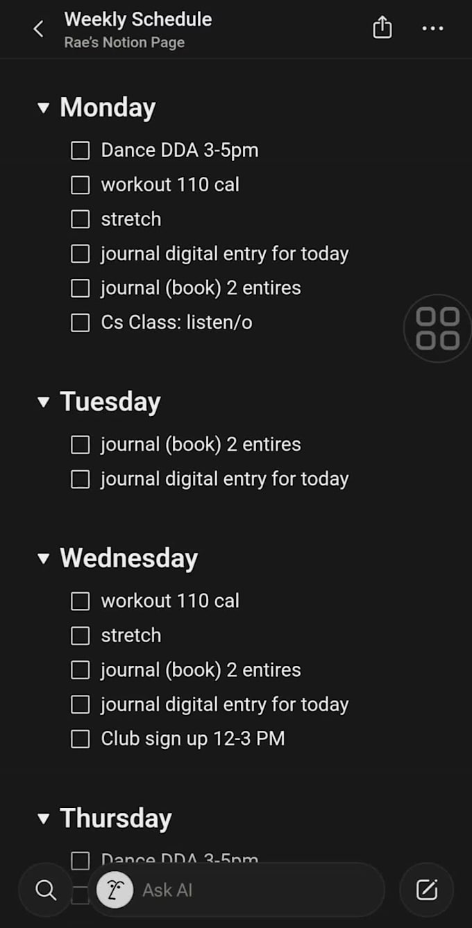 be your personal weekly virtual assistant