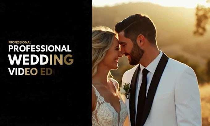 cinematic wedding video editing, wedding highlights and reels