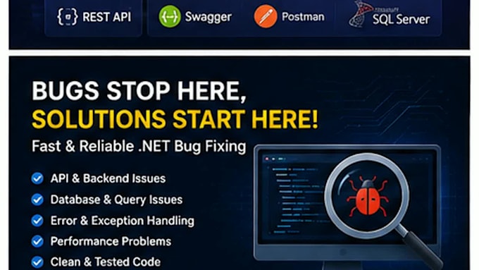 fix bugs and issues in your c sharp dot net application