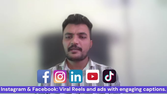 do engaging instgram reel,facebook and youtube video editing