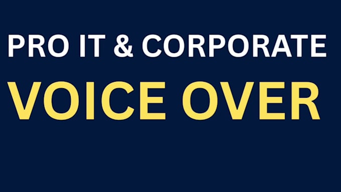 record american female voice over for corporate tech and e learning
