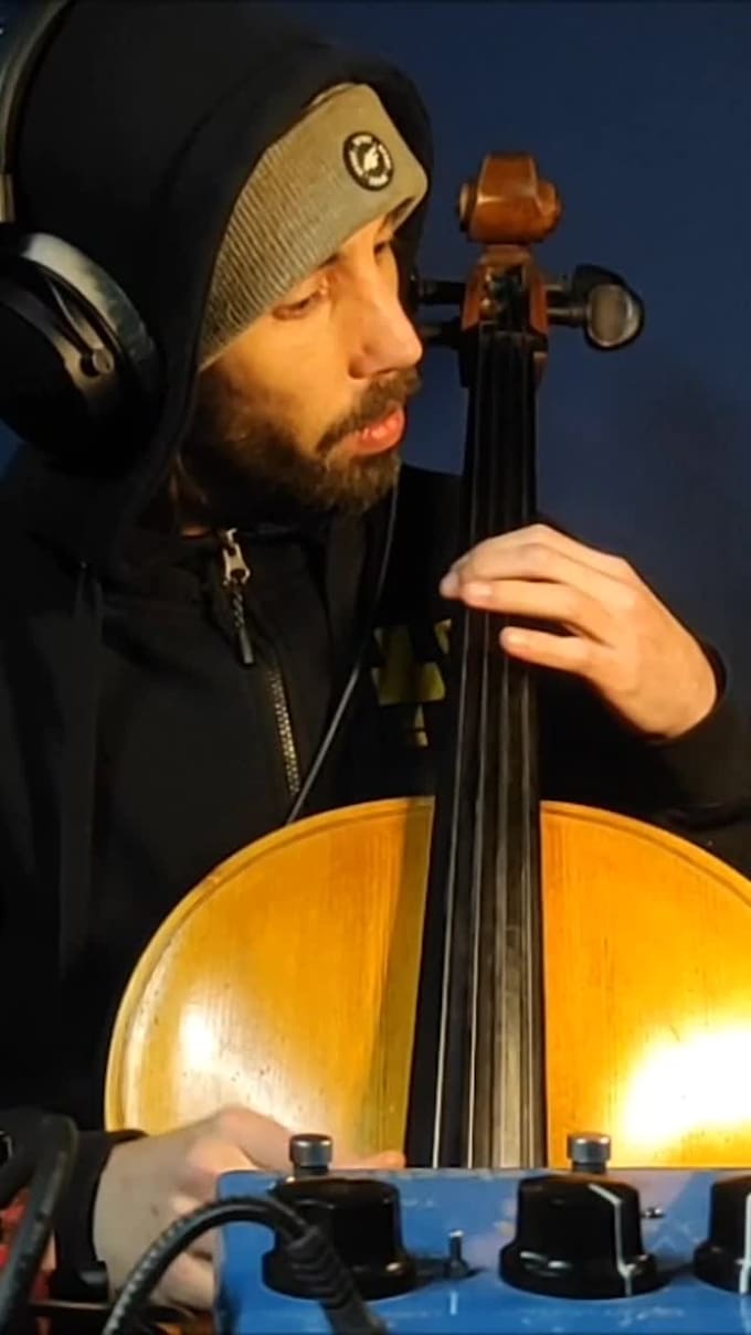record cinematic and experimental cello soundscapes