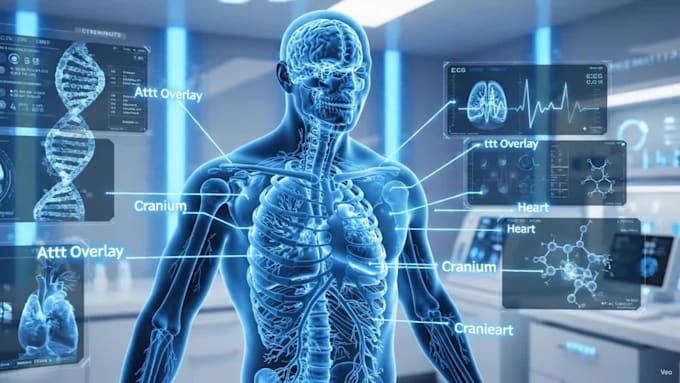 create ai medical animation that explains complex anatomy