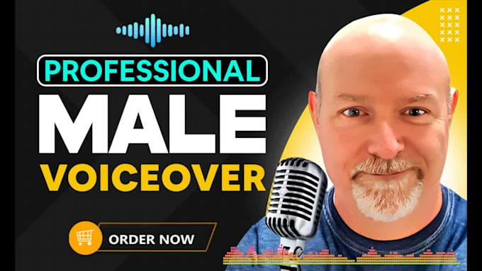 record a deep american male voice over for commercials and narration