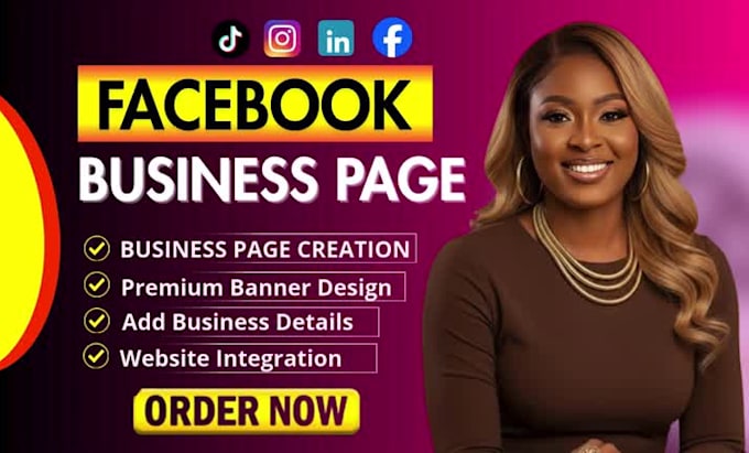 create and setup facebook business page