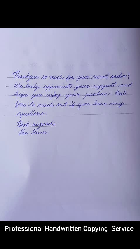 do elegant cursive handwriting and lettering