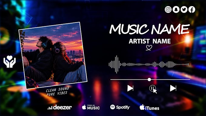 create clean audio spectrum or music visualizer