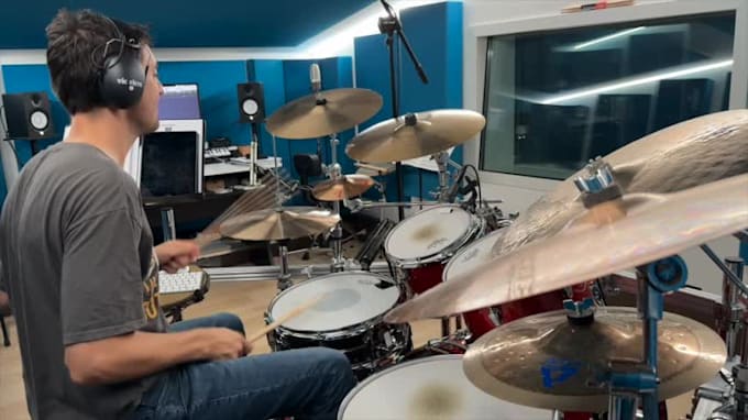 record professional funk drum tracks in my studio