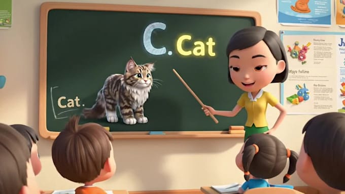 create kids education videos for youtube