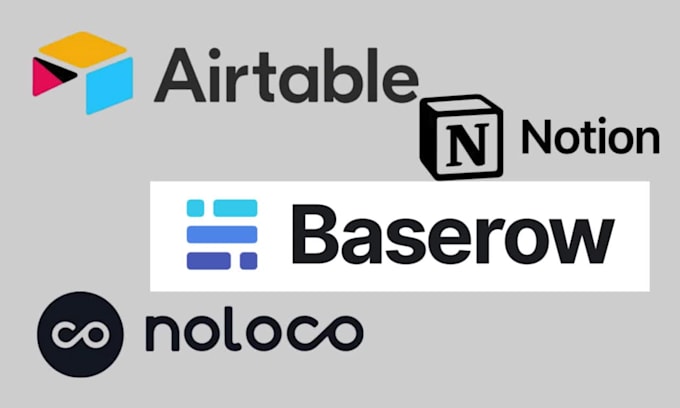 airtable,marketplace, baserow, notion, noloco, softr expert