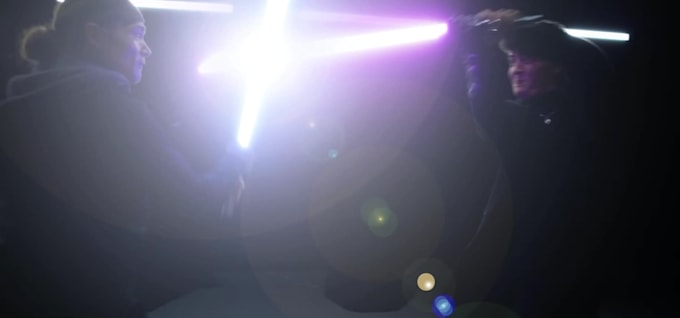 do hollywood level lightsaber vfx