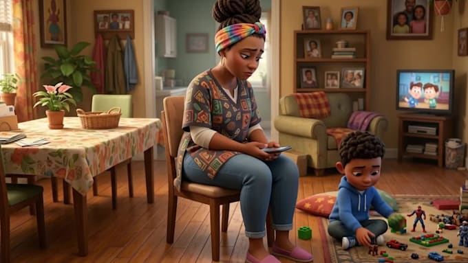 create an 3d ai character animated video