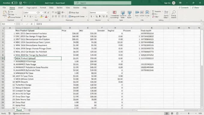 do ecommerce product listing, data entry for etsy amazon ebay wordpress shopify