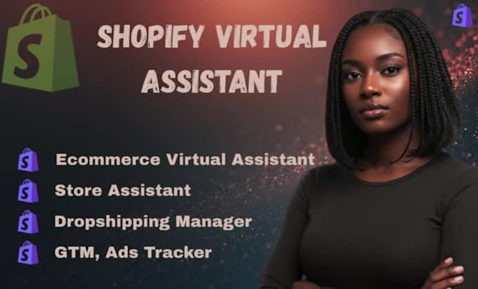 shopify virtual assistant shopify store manager, ecommerce virtual assistant