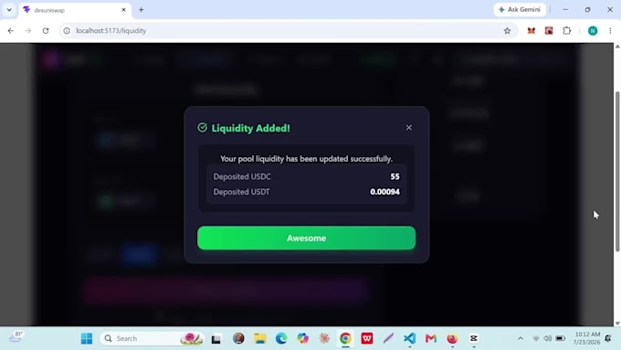 develop custom solidity smart contract for web3 and defi