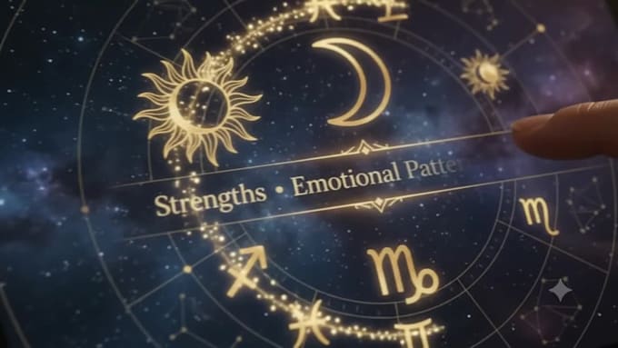 complete natal chart reading and soul code map