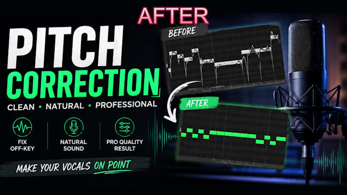 professionally pitch correct and tune your vocals