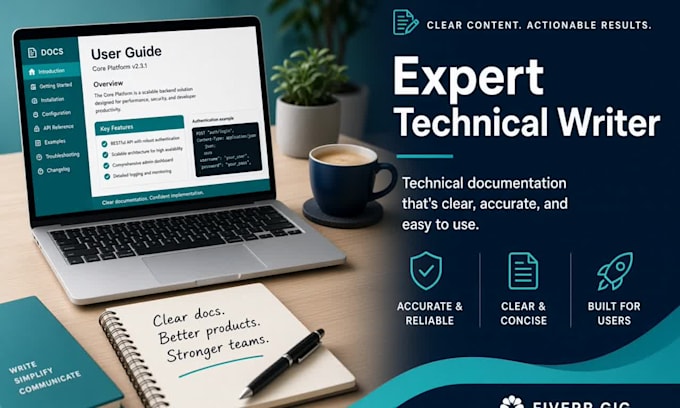 write professional srs API documentation and user guides