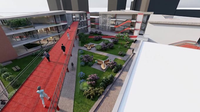 create 3d renderings for small architectural projects