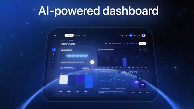 create ai motion graphics, 3d ai animation video saas explainer motion graphics