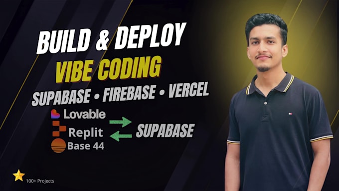 fix, build or deploy your lovable bolt replit base44 supabase mvp