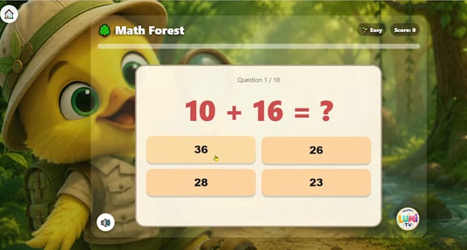 create custom interactive educational HTML games