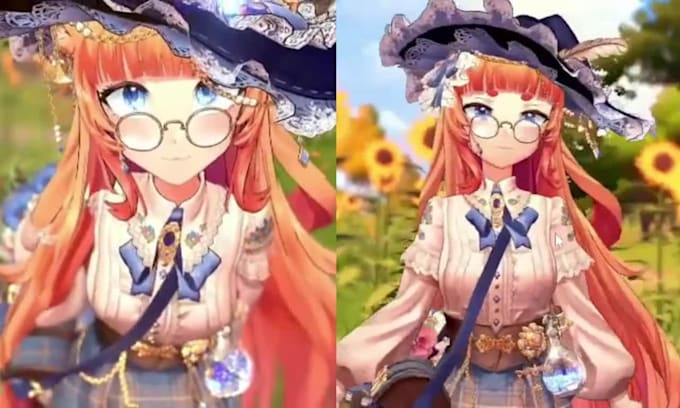 create custom 3d vtuber avatar anime style 3d model chibi avatar for streaming