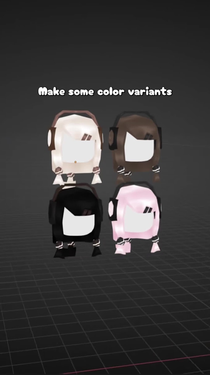create custom roblox ugc accessories, hairs and outfits